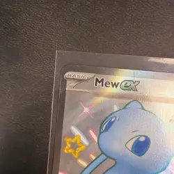 Pokemon Card Mew Ex 216/091 Paldean Fates Shiny Ultra Rare Full Art Near Mint - Image 2