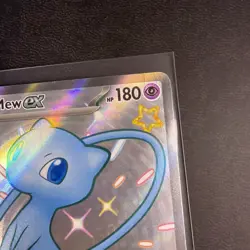 Pokemon Card Mew Ex 216/091 Paldean Fates Shiny Ultra Rare Full Art Near Mint - Image 3