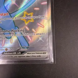 Pokemon Card Mew Ex 216/091 Paldean Fates Shiny Ultra Rare Full Art Near Mint - Image 4