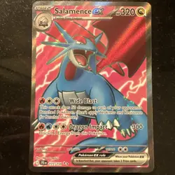 Pokemon TCG Salamence EX Full Art Card Journey Together - Image 2