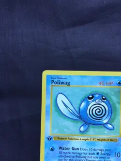Pokemon Cards: Base Set 1st Edition Common: Poliwag 59/102 - Image 2