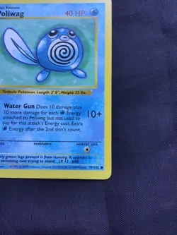 Pokemon Cards: Base Set 1st Edition Common: Poliwag 59/102 - Image 4
