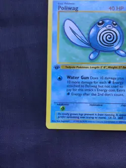 Pokemon Cards: Base Set 1st Edition Common: Poliwag 59/102 - Image 5