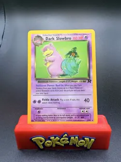 Pokemon TCG Dark Slowbro 29/82 Team Rocket Non Holo Vintage Rare Card LP - Image 1