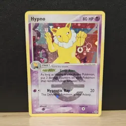 Pokemon TCG Hypno FireRed & LeafGreen 25/112 Reverse Holo Rare 80HP Card 2004 - Image 1