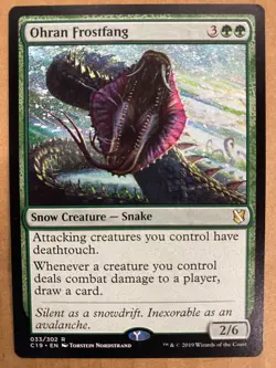 MTG 1x Ohran Frostfang # 33 Commander 2019 Magic the Gathering Card x1 NM - Image 1