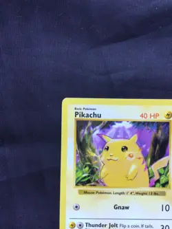 Pokemon Cards: Base Set Shadowless Common: Red Cheek Pikachu 58/102 - Image 2