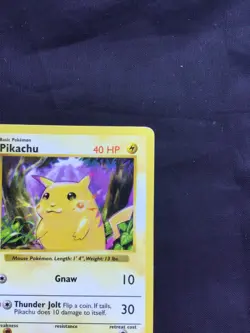 Pokemon Cards: Base Set Shadowless Common: Red Cheek Pikachu 58/102 - Image 3