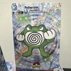 Pokemon Poliwag Poliwhirl Poliwrath Holo 2024 Card Database Shiny Set of 3 - Image 4