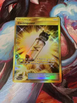 Electropower 232/214 S&M Lost Thunder Secret Rare Holo NM Pokemon Card 2018 - Image 1