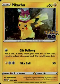 Pokemon Card TCG: Pikachu SWSH234 - Black Star Promo - Image 1