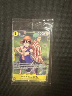 One Piece Card Game One Piece TCG Monkey D. Luffy OP-10-111 Promo Mint Sealed - Image 1
