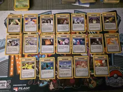 VINTAGE Pokemon GYM Heroes 85 Card C/UC/Rare Partial Set NO Duplicates - Image 3