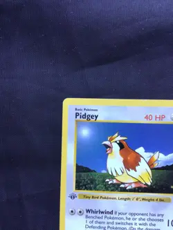 Pokemon Cards: Base Set 1st Edition Common: Pidgey 57/102 - Image 2