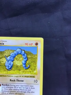 Pokemon Cards: Base Set 1st Edition Common: Onix 56/102 - Image 3