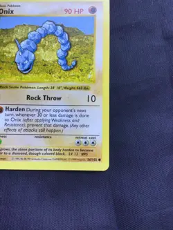 Pokemon Cards: Base Set 1st Edition Common: Onix 56/102 - Image 4