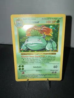 LP - Venusaur - 15/102 - Shadowless - Base Set - Pokemon Card - Image 1