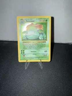 LP - Venusaur - 15/102 - Shadowless - Base Set - Pokemon Card - Image 2
