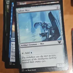 Magic: The Gathering Foil & Regular Card Lot NEO AKH M21 Preston Silver Myr - Image 3