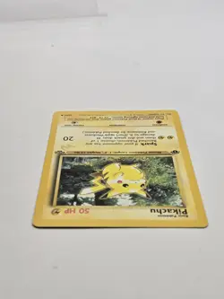 Pokemon Pikachu Jungle 1st Edition Card 60/64 Wizards W Gold Stamp - Image 4