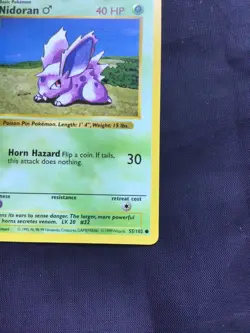Pokemon Cards: Base Set 1st Edition Common: Nidoran M 55/102 - Image 4