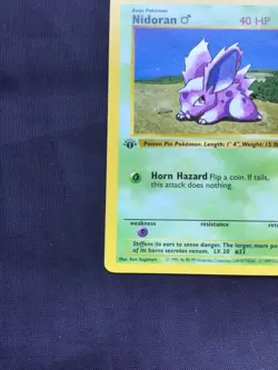 Pokemon Cards: Base Set 1st Edition Common: Nidoran M 55/102 - Image 5
