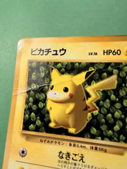 Ivy Pikachu NON-GLOSSY Promo No. 025 Japanese Pokemon Card Ken Sugimori - Image 3