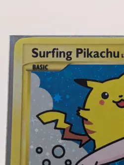Surfing Pikachu 114/111 Rising Rivals Holo Card Secret Rare Pokemon TCG - Image 2