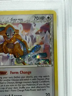 Pokemon 2006 Pop Series 4 Deoxys Holo Card #2/17 PSA 6 ~ 🌀HAND SWIRL🌀 - Image 4