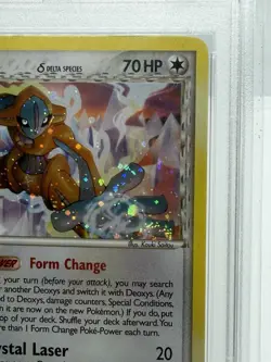 Pokemon 2006 Pop Series 4 Deoxys Holo Card #2/17 PSA 6 ~ 🌀HAND SWIRL🌀 - Image 5