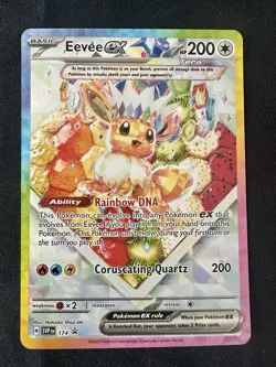 Pokemon TCG Eevee EX 174 Prismatic Evolutions SPC Promo Card (NM Condition) - Image 2