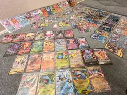 Lot of 100 Ex & V Ultra Rare Only!! Pokemon Cards Pikachu, Venusaur Bulk Holo - Image 1