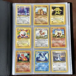 1999 Pokemon Base Set COMPLETE Unlimited Edition NON HOLO Cards 17-102 NM-LP - Image 1