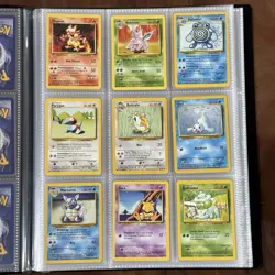 1999 Pokemon Base Set COMPLETE Unlimited Edition NON HOLO Cards 17-102 NM-LP - Image 5