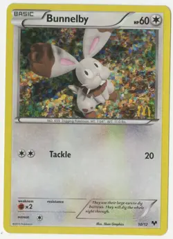 Pokemon - Bunnelby (McDonald's Collection 2014 holo promo card - 10/12) - Image 1