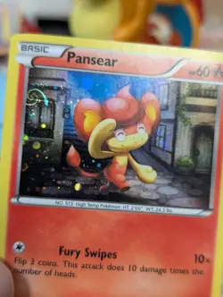 Pansear XY131 Black Star Promo HD GALAXY SWIRL 🍥 Card *Free Shipping* - Image 2