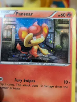 Pansear XY131 Black Star Promo HD GALAXY SWIRL 🍥 Card *Free Shipping* - Image 3