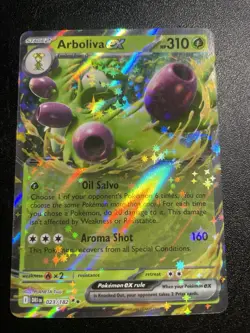 Arboliva ex 023/182 Sv10: Destined Rivals Holo RR NM Pokemon Card 2025 - Image 1