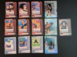 Dragon Ball Z CCG - Saiyan Saga Personality Card Lot - High Tech plus extra rare - Image 1