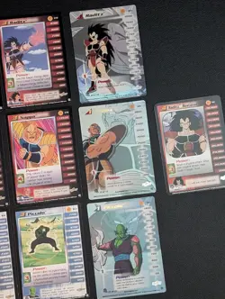 Dragon Ball Z CCG - Saiyan Saga Personality Card Lot - High Tech plus extra rare - Image 3