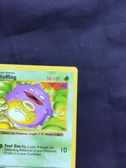 Pokemon Cards: Base Set 1st Edition Common: Koffing 51/102 - Image 3
