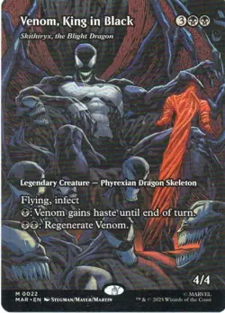 MTG: Marvel Universe Eternal-Legal: Borderless Venom, King in Black: LP Con - Image 1
