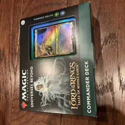 MTG Elven Council Commander Deck LOTR Sealed - Heroic Intervention - Swan Song - Image 1