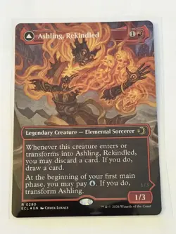 Ashling, Rekindled // Ashling, Rimebound Borderless Lorwyn Eclipsed Foil 290 - Image 1