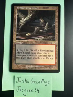 Bloodstained Mire - Onslaught - MTG Magic the Gathering - Moderately Played - Image 1