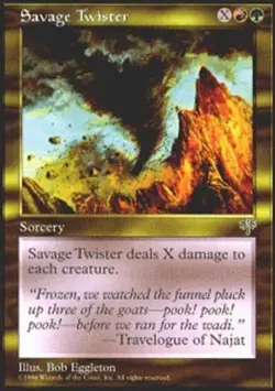 1 x Savage Twister - Mirage - NM-Mint - MTG - Image 1