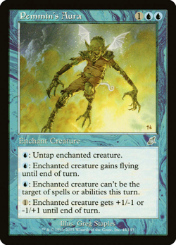 mtg magic pemmin's aura de pemmin scourge ENGLISH fleau - Image 1