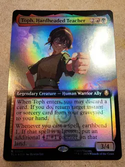 Toph, Hardheaded Teacher - #384 Foil (Extended Art) Avatar - Mtg - Image 1