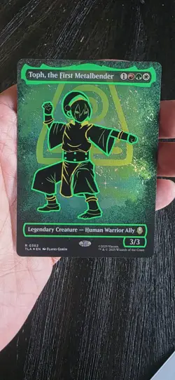 Toph, the First Metalbender (Borderless) (Neon Ink Foil) Avatar: The Last... - Image 1