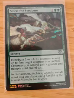 MTG Storm the Seedcore (FOIL) 0206 March of the Machine M/NM Free UK P&P - Image 1